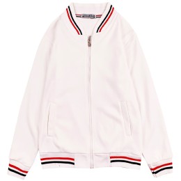 Large supply of zipper style baseball jacket Fashion design net contrast collar baseball jacket Baseball jacket center SKBJ007 Large supply of zipper style baseball jacket Fashion design net contrast collar baseball jacket Baseball jacket center SKBJ007